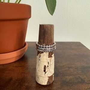 Pandora stacking rings size 7